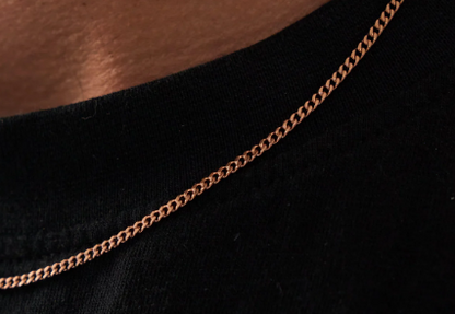 Curb Chain - Gold, 60cm 3MM