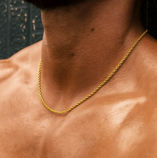 Rope Chain - Gold, 2-4MM