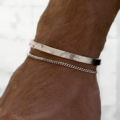 Cuban Cuff Bracelet 3MM-4MM