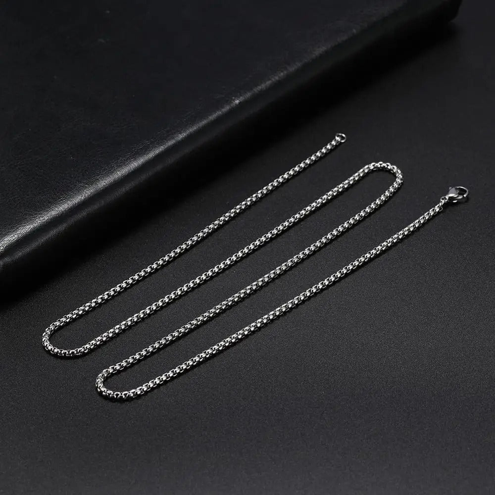 Link Chain - Silver 45-60cm 2-4MM