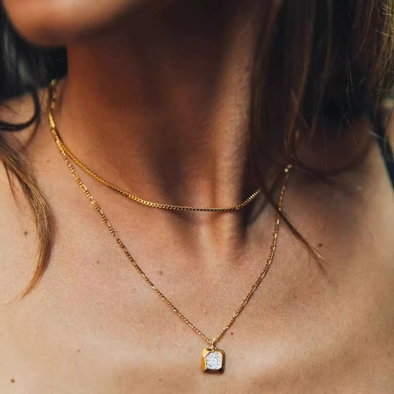 Box Chain -Gold/Silver