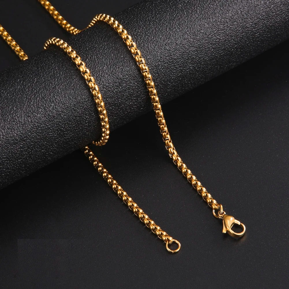Link Chain - Gold 45-60cm 2-4MM